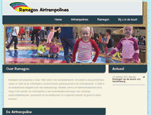 Tablet Screenshot of airtrampoline.nl